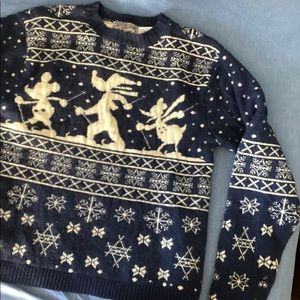 Vintage wool Disney ski sweater